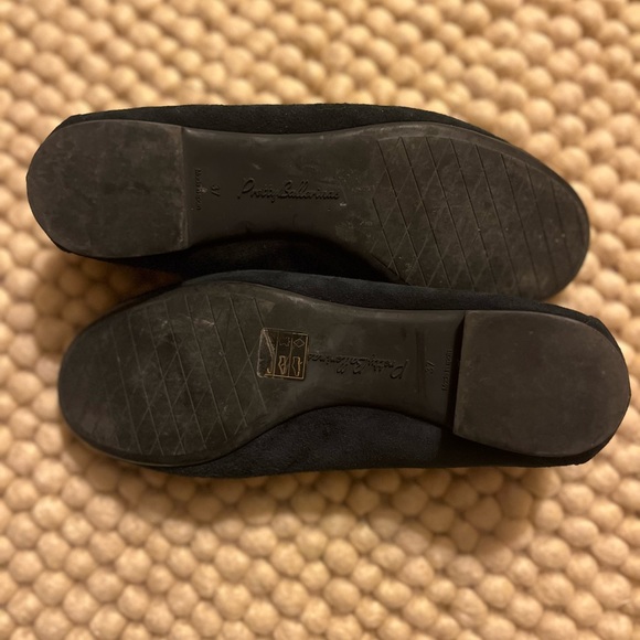 Pretty Ballerinas navy suede flats - Picture 2 of 3